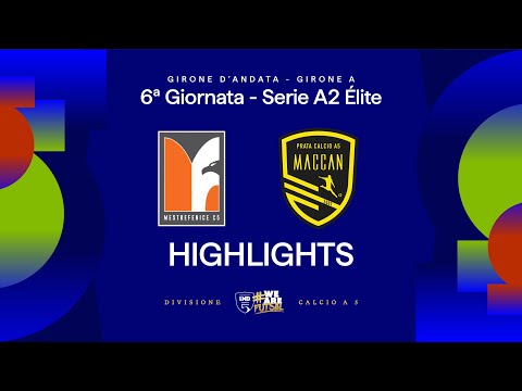 MestreFenice-Maccan Prata 0-4 | Goals and highlights | Matchday 6 | Serie A2 Elite 2025/2026 - Gr...