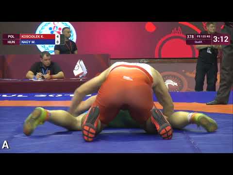 Qual. FS - 125 kg: K. KOSCIOLEK (POL) v. M. NAGY (HUN)
