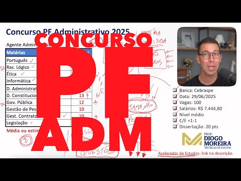 PF Administrative Contest 2025: analysis of the notice and study tips