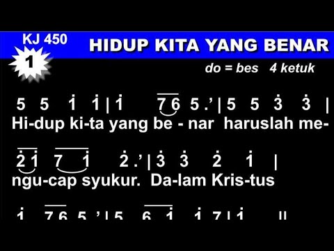 KJ. 450 Hidup Kita Yang Benar - Cover DewiSSL |  Kidung Jemaat