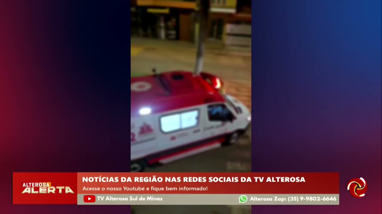 Mulher fica ferida após cair de bicicleta em Campos Gerais