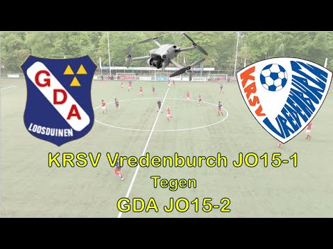 GDA JO15-1 tegen KRSV Vredenburch JO15-1