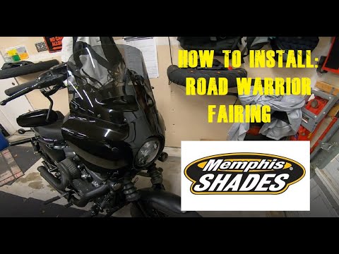 How to: Install Memphis Shades Road Warrior Fairing on a Harley Davidson Sportster 883