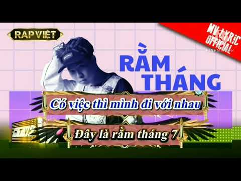 Rằm Tháng 7 - RTee | Rap Việt | Beat tách