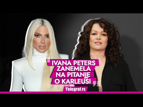 Ivana Peters zanemela na pitanje o Karleuši, pa jedva izustila odgovor