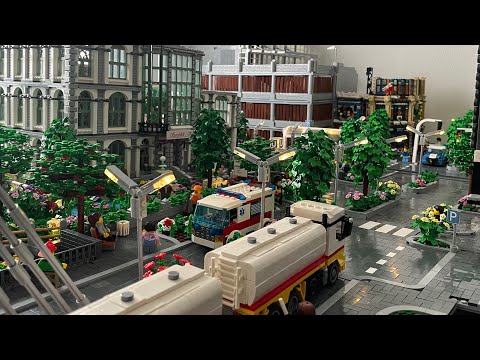 Der Fertige Klinik Vorplatz ? | Folge 98 LEGO® Klemmbaustein Stadt Baustein