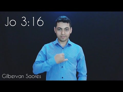 João 3:16 em Libras