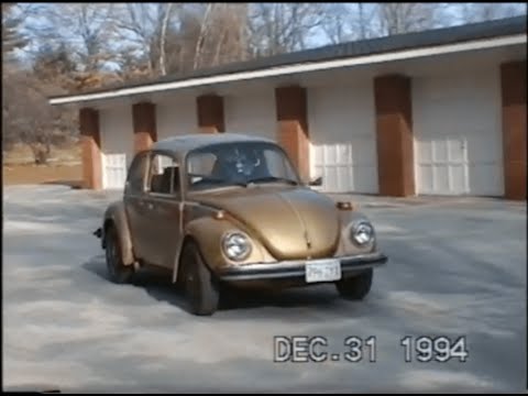 1994 Dec 31 Driving Around Andover, MA in a 1974 VW Sunbug