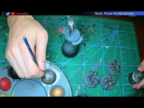 Painting Canoptek Scarabs & Plasmacyte for Necron Week (Not a Real Thing) | Warhammer 40k