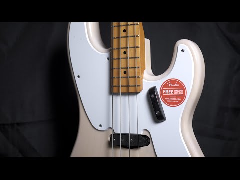 Бас-гитара SQUIER CLASSIC VIBE '50S PRECISION BASS MAPLE FINGERBOARD WHITE BLONDE - фото 2 - id-p2239541745