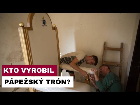 Výrobca pápežského trónu bude vítať pápeža v Prešove