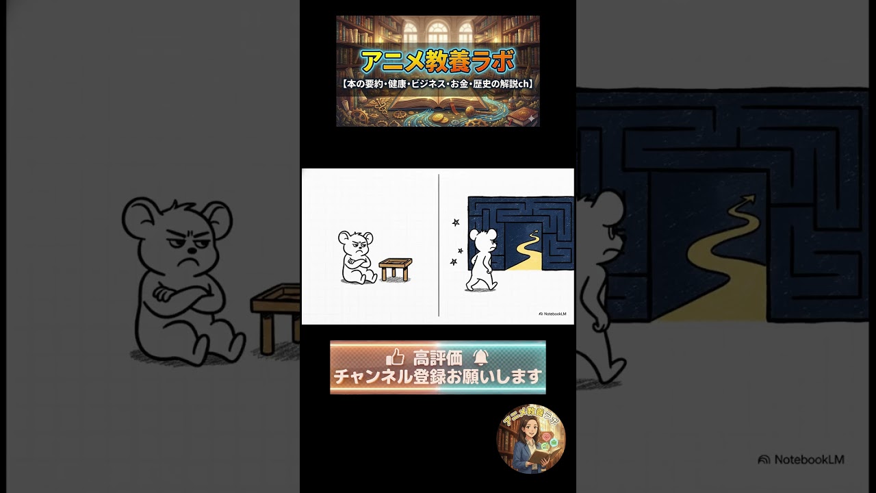 名著『チーズはどこへ消えた？』人生を変える変化の乗り越え方 #Shorts #ビジネス書要約 #自己啓発