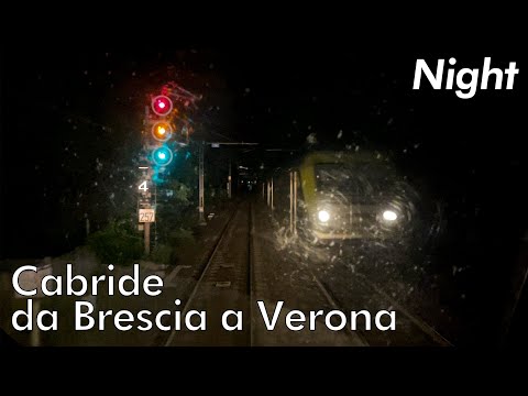Driver's Eye - From Brescia to Verona (by night)