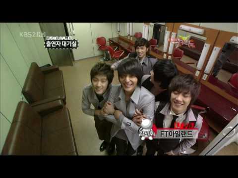 090306 KBS MsuicBank FTIsland 待机室