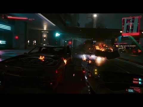 CYBERPUNK 2077 GAMEPLAY walkthrough Part 11 Escape From the Arasaka agents [4k UHD 60FPS ]