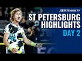 Rublev, Khachanov & Coric Power to Victory | St Petersburg 2020 Day 2 Highlights