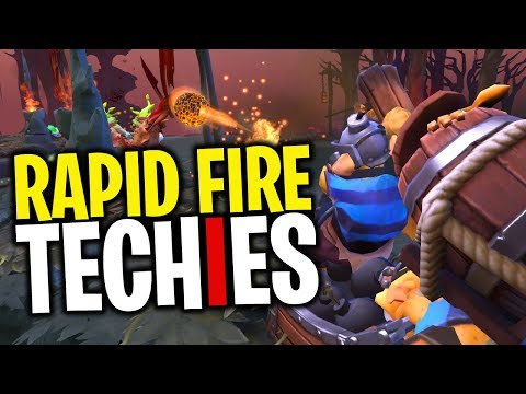 Rapid Fire Techies - DotA 2