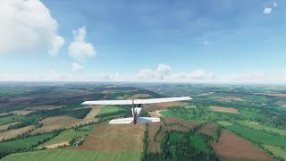 Landing at Wadswick Farm Airfield, UK - Microsoft Flight Simulator