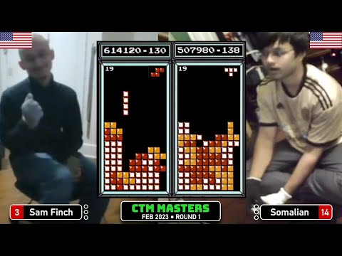 RETURNING MASTERS! Sam Finch, Somalian | Rd 1 | Classic Tetris Monthly Masters