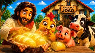 O mistério do pão sumido! Será que foi a Dona galinha?