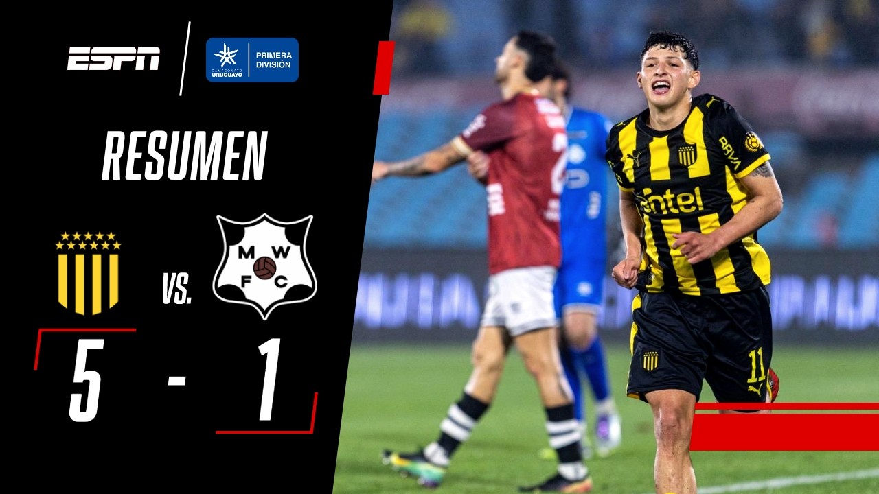 GOLAZO DE JAIME Y CONSAGRACIÓN DE PEÑAROL EN EL INTERMEDIO | Penarol 5-1 Wanderers | RESUMEN