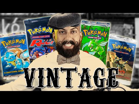 Opening Pokemon Cards...Except It's ONLY $10,000 VINTAGE Packs!