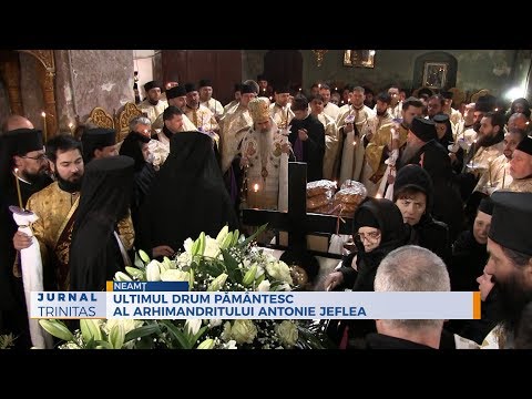 Ultimul drum pământesc al arhimandritului Antonie Jeflea