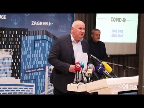 Konferencija za medije Stožera civilne zaštite Grada Zagreba