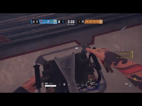 R6 Siege Chalet Bandit vs. Hibana Thermite and Kali