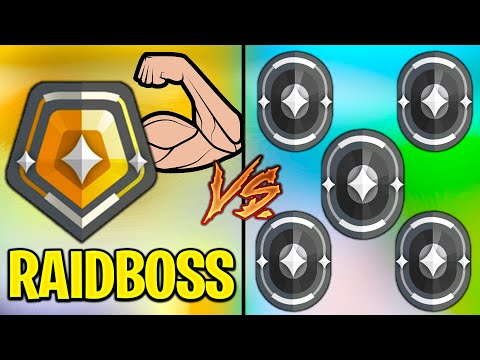 1 Gold Raid-Boss VS 5 Iron Players! - Who Wins?