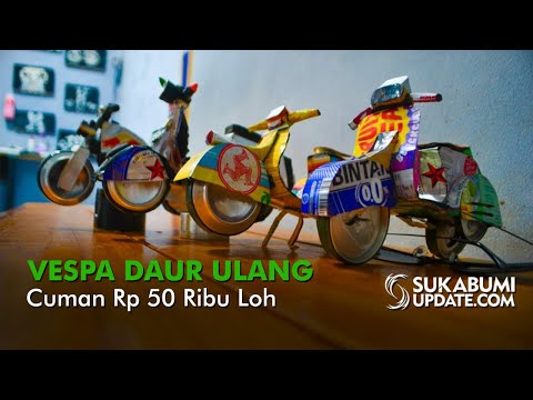 Video: Vespa Daur Ulang, Cuman Rp 50 Ribu Loh