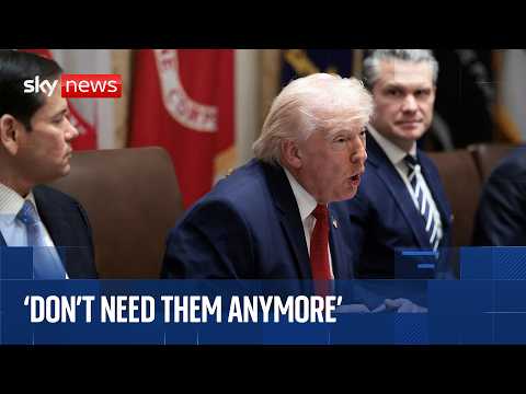 President Trump holds Cabinet meeting after making Iran demand