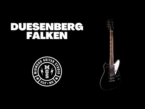 2023 Duesenberg The Falken Stoptail - Black | Deutsche Boutique Firebird Interpretation Doublecut Solidbody SplitKing Humbucker Coil Split PLEK 3,69kg | CoA Bild 21