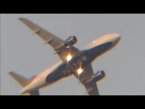 Delta Airlines Airbus A319-114 N352NB DL1435 DCA-DTW (FOPP Whistling Sound)