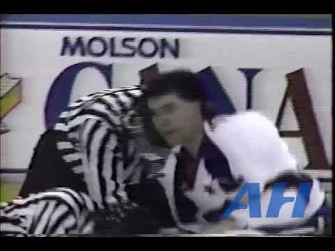 OHL Feb. 15, 1992 Chris Clancy,COR v Tom Sullivan,WIN Cornwall Royals Windsor Spitfires