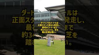 なぜ小倉のダート1700mはゴール前に坂が無いのか 丘は2コーナー #Shorts