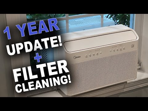 Midea U Smart Inverter Window AC | 1 Year Update | How to Clean Filter