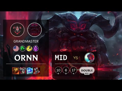Ornn Mid vs Yone - NA Grandmaster Patch 10.25b