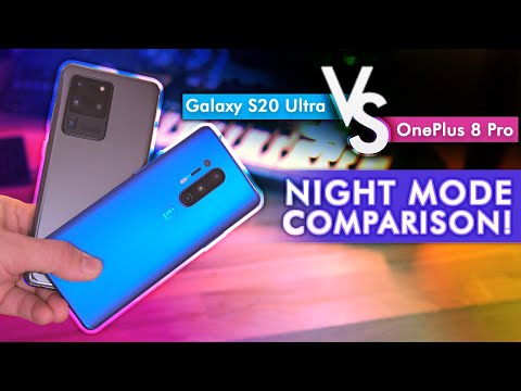 OnePlus 8 Pro vs Galaxy S20 Ultra - Night Mode Camera Comparison!