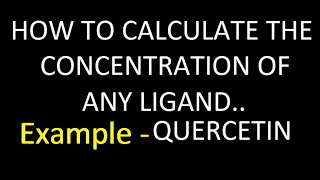 how to calculate concentration using extinction coefficient