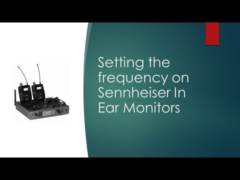 Setting your Sennheiser Wireless G4 Receivers to a good frequency. @TipsToFix