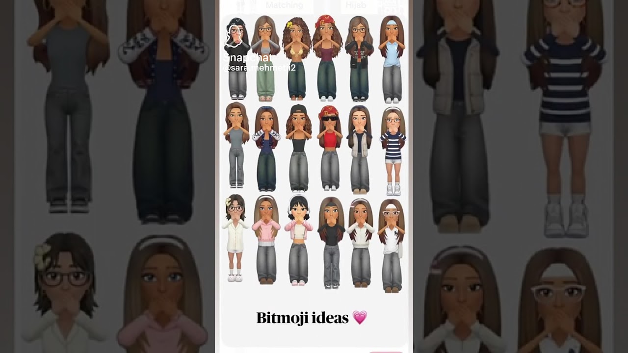 Snapchat bitmoji outfit ideas