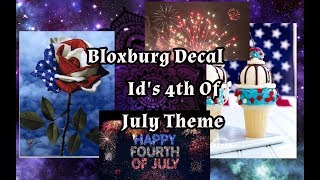 4th of July/Firework Bloxburg Decals!