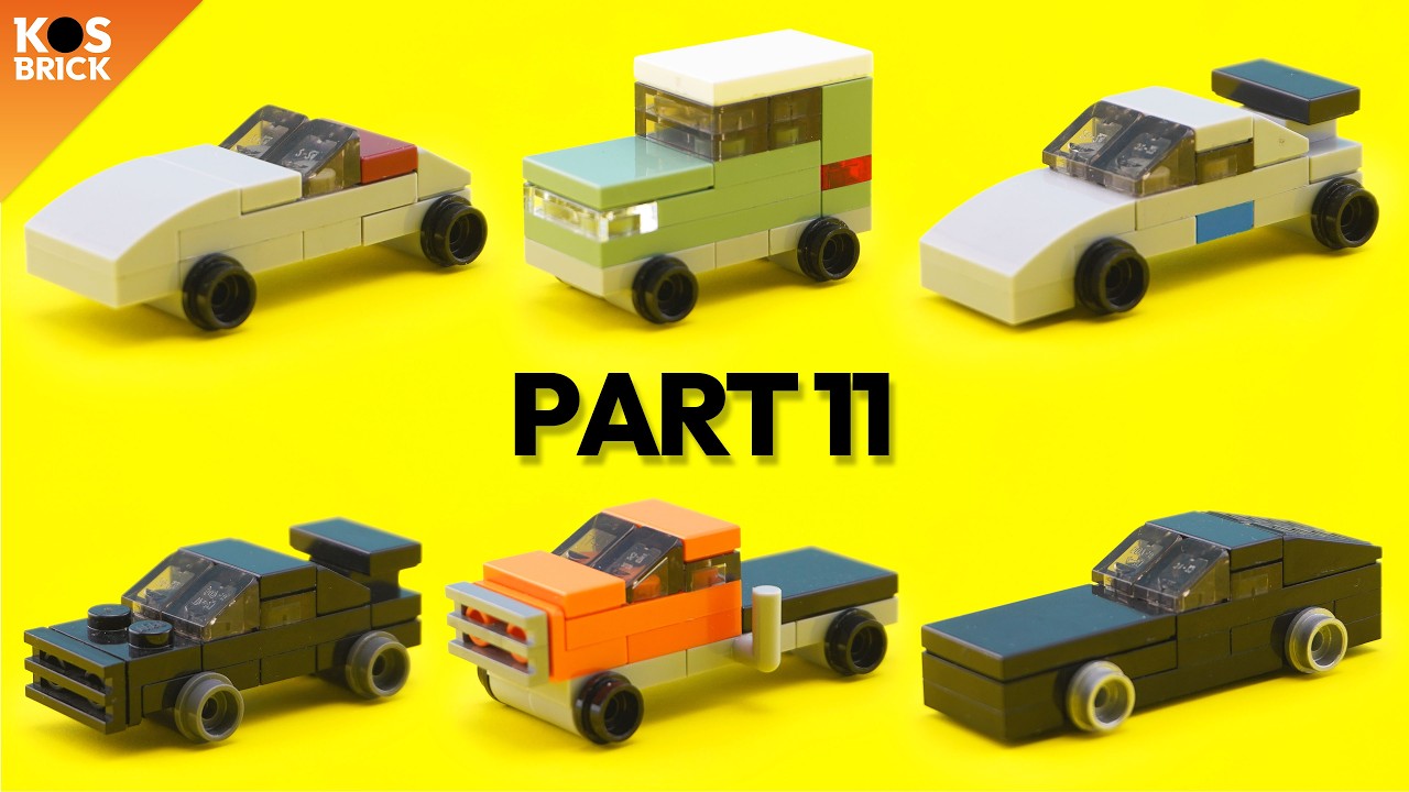 Lego City Mini Vehicles - Part 11 (Tutorial)