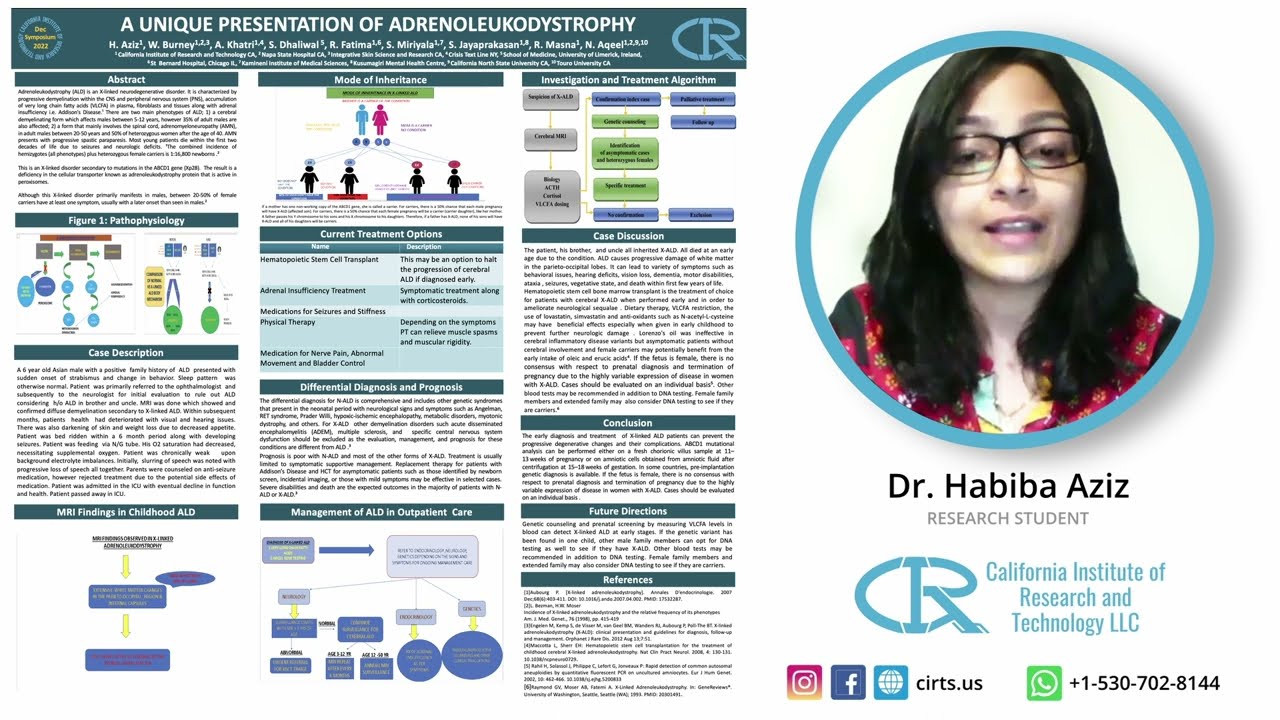 A Unique Presentation of Adrenoleukodystrophy - Dr. Habiba Aziz