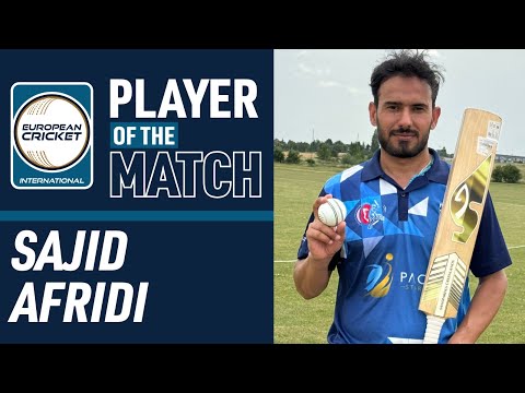 POTM Match 3: S.Afridi - CZE vs GRE | ECI Czechia-Greece, 2024 | 30 Jun 2024 | ECI24.055