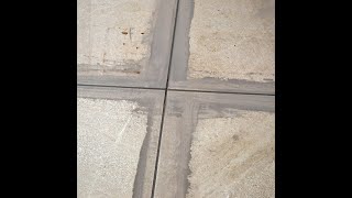 Removing Cement Grout Haze from Natural Stone and External Porcelain Tile Paving