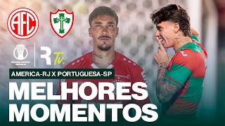 AMERICA-RJ 1 X 1 PORTUGUESA-SP | MELHORES MOMENTOS | BRASILEIRÃO SÉRIE D 2026