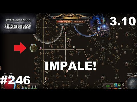 IMPALE BUILD UPDATE 3.10 IN DELIRIUM AS NECROMANCER ZOMBIES - 246