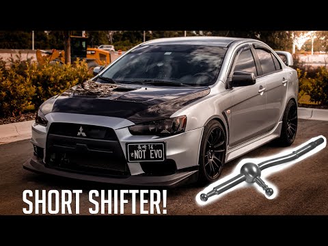 Short Shifter Install on FAKE EVO X!